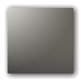 Plaque design ColorLINE® Ø 80 ou Ø 125 mm - Titane